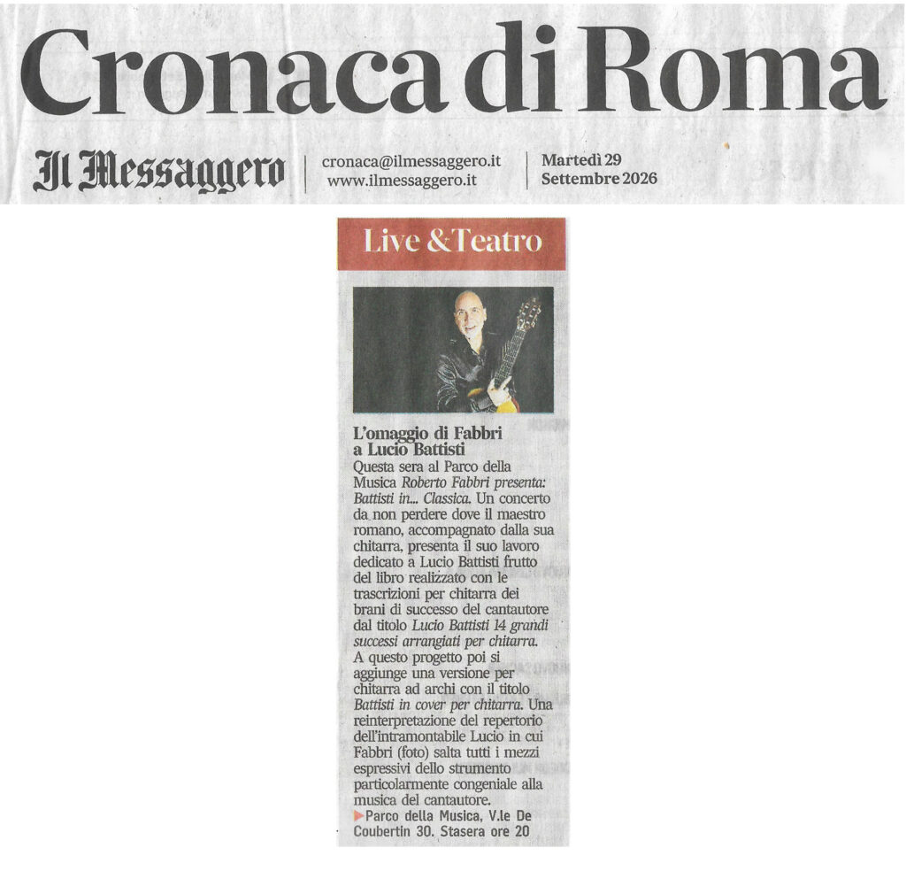 Il Messaggero, 29/09/2026